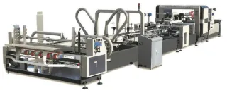 Máy dán thùng tự động tại xưởng Minh Phúc