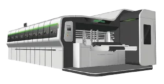Máy in flexo 5 màu tại xưởng Minh Phúc