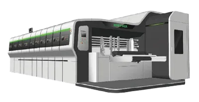 Máy in flexo 5 màu tại nhà máy Minh Phúc