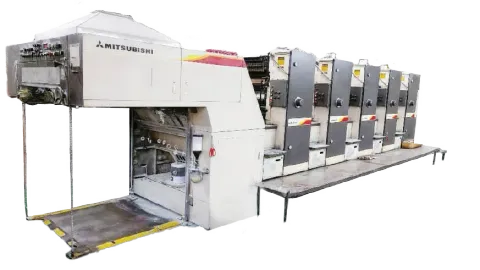 Máy in offset 5 màu in hộp giấy cao cấp tại Minh Phúc