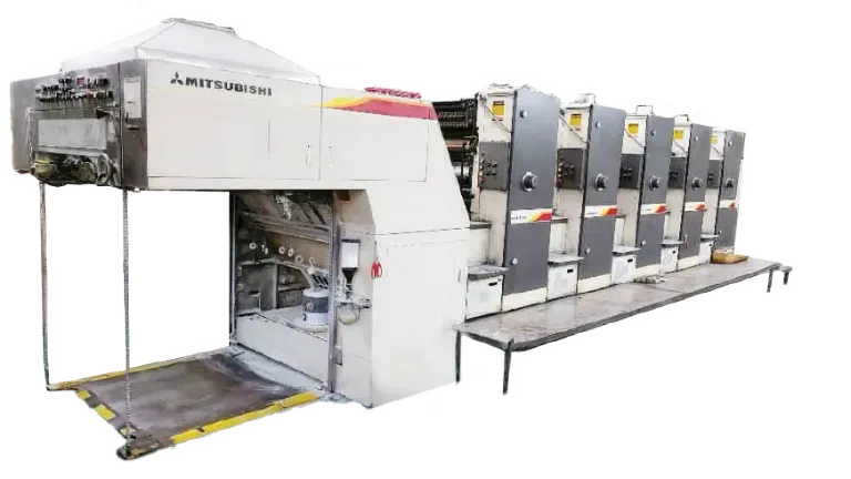 Máy in offset 5 màu in bao bì hộp giấy cao cấp tại Minh Phúc