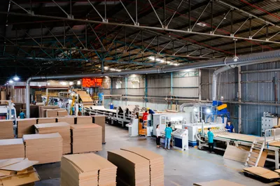 Hình ảnh nhà máy sản xuất bao bì carton Minh Phúc
