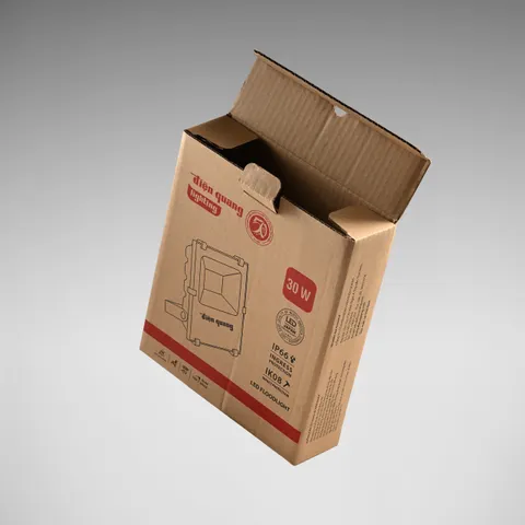Thùng carton in flexo cho sản phẩm thiết bị điện — cấu tạo lớp sóng