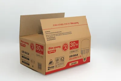 Mẫu bao bì carton Minh Phúc sản xuất cho khách hàng