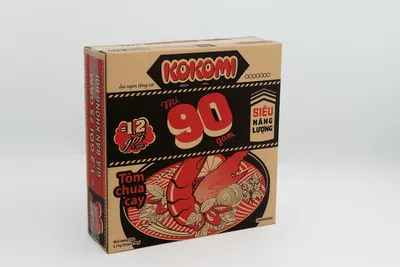 Mẫu bao bì carton Minh Phúc sản xuất cho khách hàng